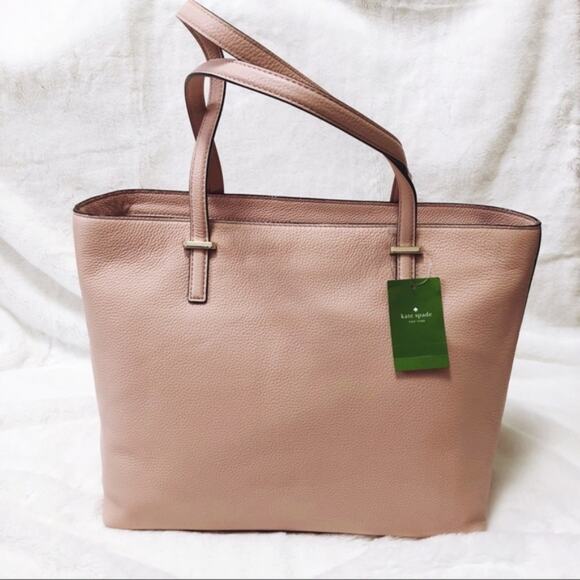 Kate Spade Light Pink Remmi Leather Tote - Picture 2 of 8